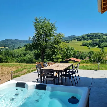 Chalet Le Nid Douillet Avec Jacuzzi Et Sauna Privatifs Laveline
