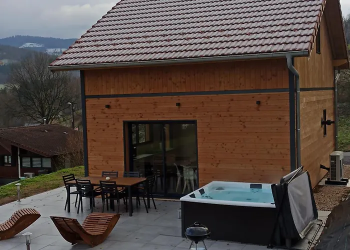 샬레 Le Nid Douillet Avec Jacuzzi Et Sauna Privatifs Laveline